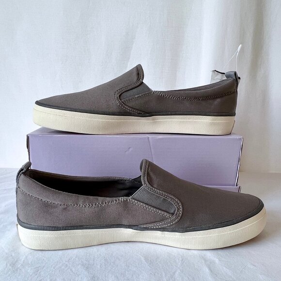 New Sperry Women's Grey Crest Twin Gore Seacycled Slip On Sneakers, Size 10 - Picture 11 of 14